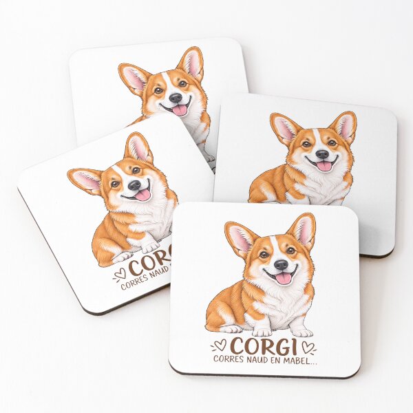Item preview, Happy smiling Corgi Dog for Dogs lover designed and sold by SABEHAT.
