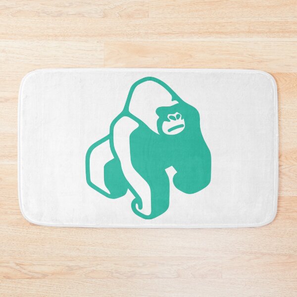 Item preview, Minimalist Teal Gorilla Silhouette Graphic designed and sold by Heaton-B-Design.