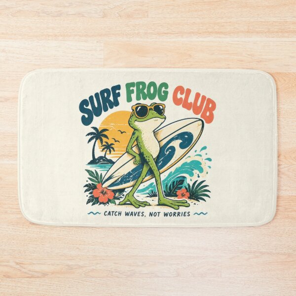 Item preview, Surf frog club promotes fun in waves designed and sold by anytka.