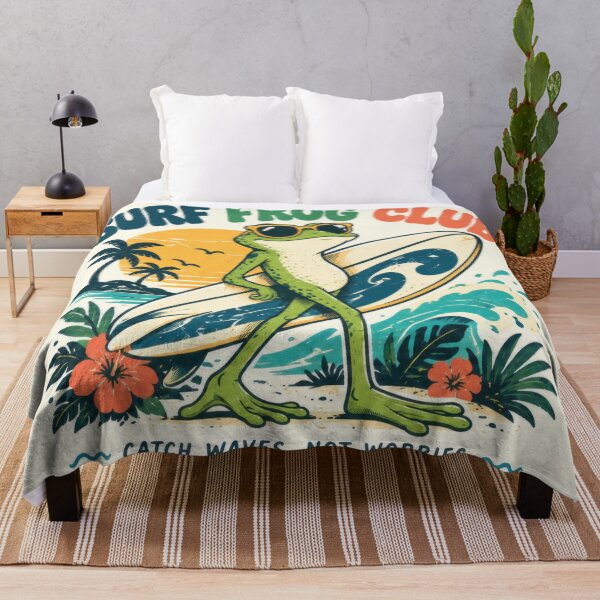 Item preview, Surf frog club promotes fun in waves designed and sold by anytka.