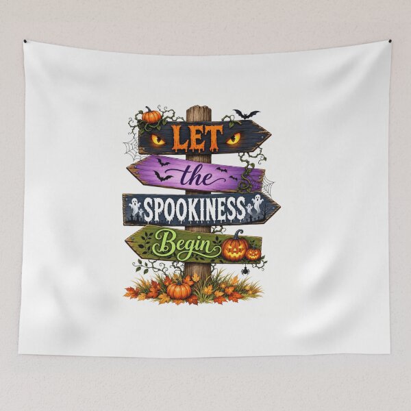 Item preview, Trick Or Treat Spooky & Sweet Halloween Rustic Wooden designed and sold by Thread&Fable.