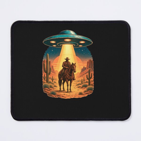 Item preview, Cowboy and UFO Encounter In the Desert designed and sold by erozzz.