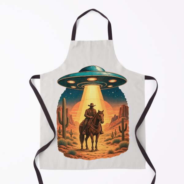 Item preview, Cowboy and UFO Encounter In the Desert designed and sold by erozzz.