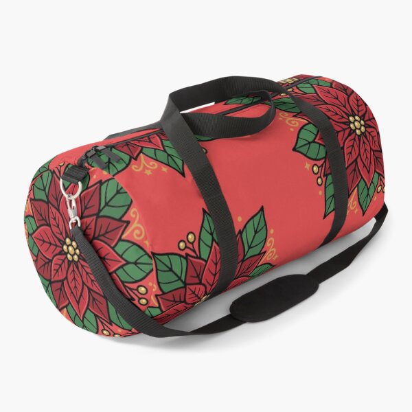 Item preview, Festive Christmas Poinsettia Flower Tattoo Illustration designed and sold by AIG - Andrei Ilie Graphics.