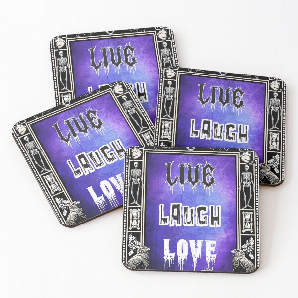 Item preview, Macabre Live Laugh Love  designed and sold by GrayHareCards.