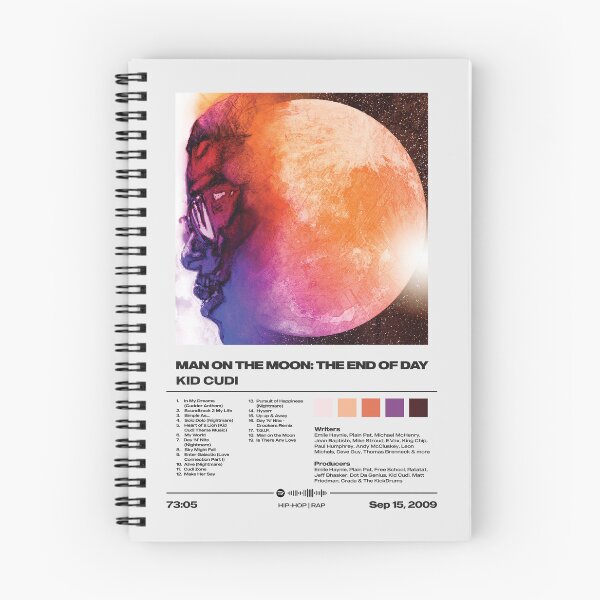 Item preview, Man on the Moon: The End of Day by Kid Cudi designed and sold by FourthWall Prints.