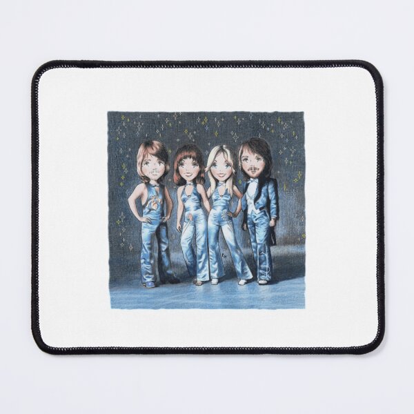 Item preview, Blue Girl Group Retro Cartoon Design designed and sold by Joymurysoa.