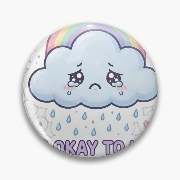 Item preview, It's Okay To Have A Bad Day — Sad Cloud Rainbow designed and sold by Amazing Graphics.