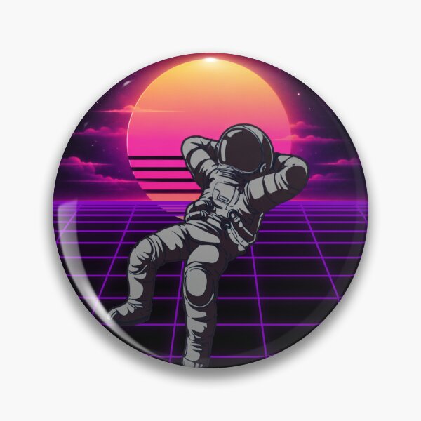 Item preview, Chill Synthwave Sunset Astronaut  designed and sold by Nol1ytv.