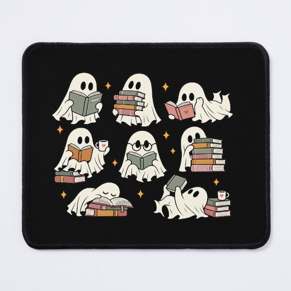 Item preview, Cute Bookish Ghosts Reading Books | Spooky Book Lover Halloween designed and sold by amazsticker.
