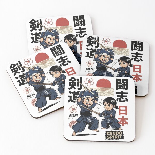 Item preview, Japanese Kendo Cadets - Samurai Spirit Anime Art designed and sold by DaniStone22.