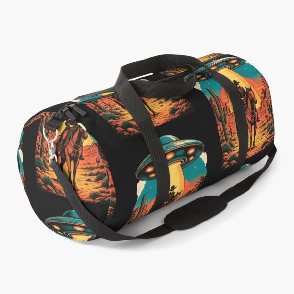 Item preview, UFO  and Cowboy encounter in the desert designed and sold by erozzz.
