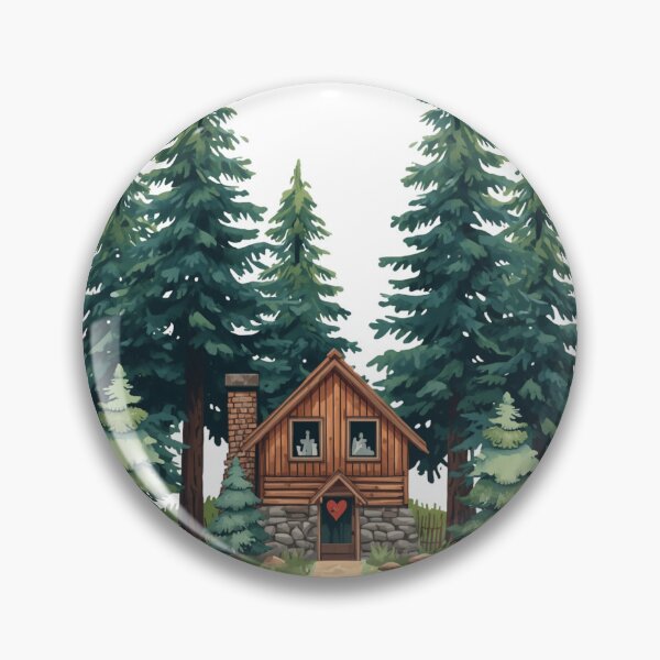 Item preview, Cabin Beneath the Pines designed and sold by catcurio.