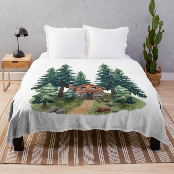 Item preview, Cabin Beneath the Pines designed and sold by catcurio.