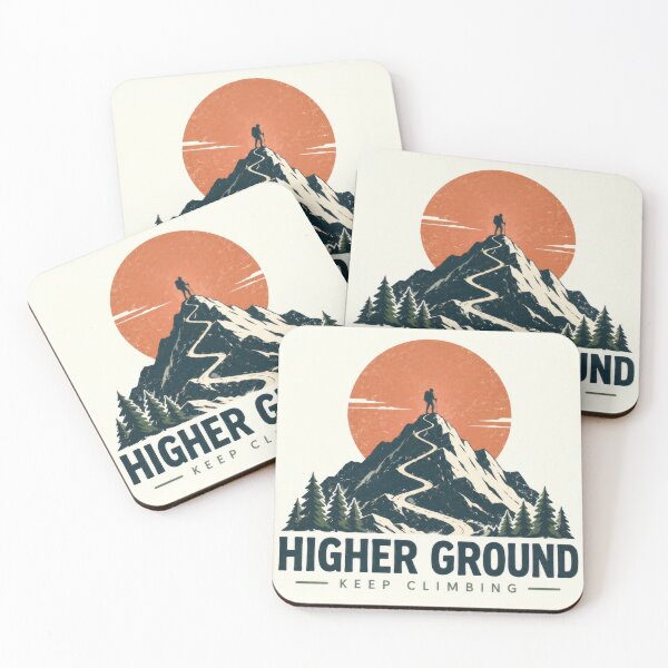 Item preview, Higher ground keep climbing design designed and sold by anytka.
