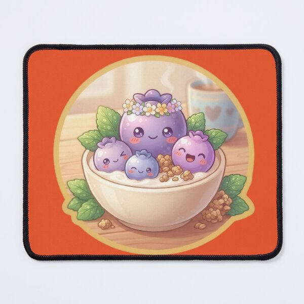 Item preview, Cute Blueberry Bowl Art designed and sold by Azurart2.