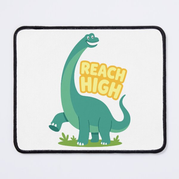 Item preview, Cute Brachiosaurus Dinosaur Reach High Cartoon designed and sold by Chillo tees.