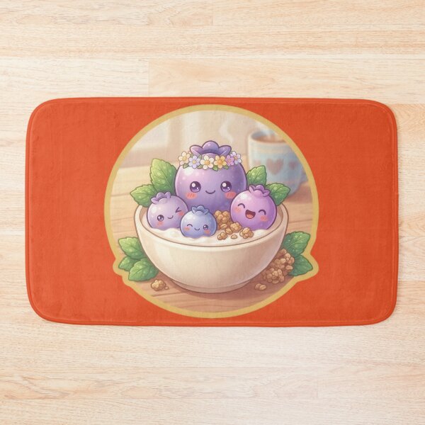 Item preview, Cute Blueberry Bowl Art designed and sold by Azurart2.