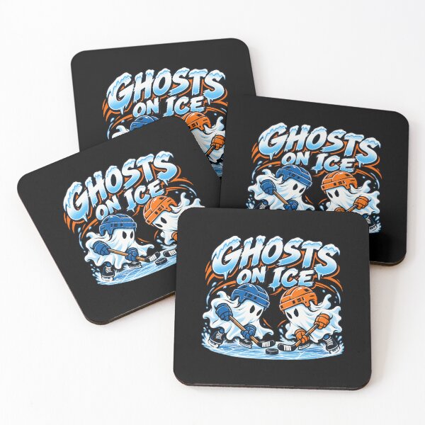 Item preview, GHOSTS ON ICE - Hockey Ghosts designed and sold by Good Mood Foundry.