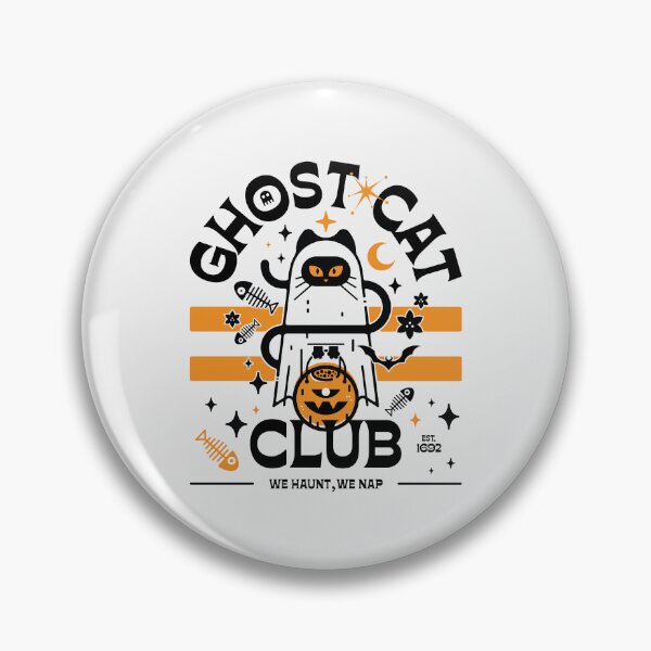Item preview, Ghost Cat Club designed and sold by Strompti Dompti.