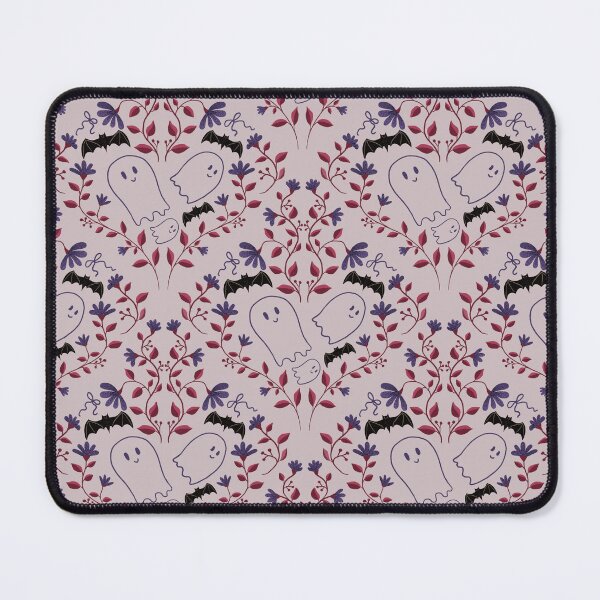 Item preview, Cute ghost Halloween pattern, bats and florals pattern designed and sold by BosskaDesign.