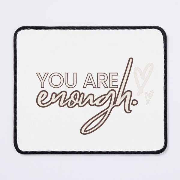 Item preview, You Are Enough Minimal Boho Inspirational Quote designed and sold by Mr besho.