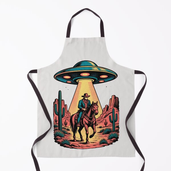 Item preview, Sci-Fi  Lovers UFO and Cowboy in the desert designed and sold by erozzz.