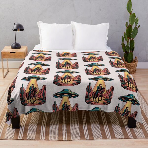 Item preview, Sci-Fi  Lovers UFO and Cowboy in the desert designed and sold by erozzz.