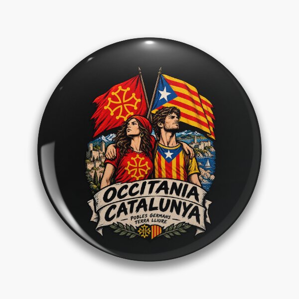 Item preview, Occitania & Catalonia - Brother Nations, Free Land | Occitan-Catalan Brotherhood designed and sold by TerradVents.