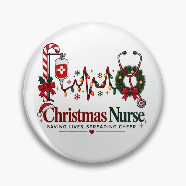 Item preview, Christmas Nurse Saving Lives Spread Cheer designed and sold by CoolContent Factory.