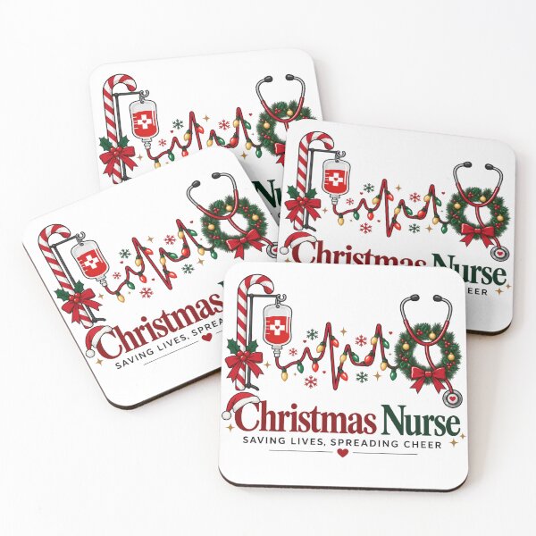 Item preview, Christmas Nurse Saving Lives Spread Cheer designed and sold by CoolContent Factory.