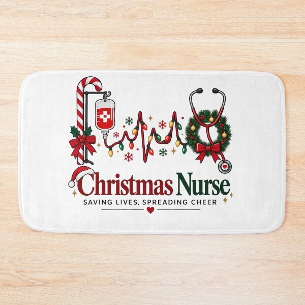 Item preview, Christmas Nurse Saving Lives Spread Cheer designed and sold by CoolContent Factory.