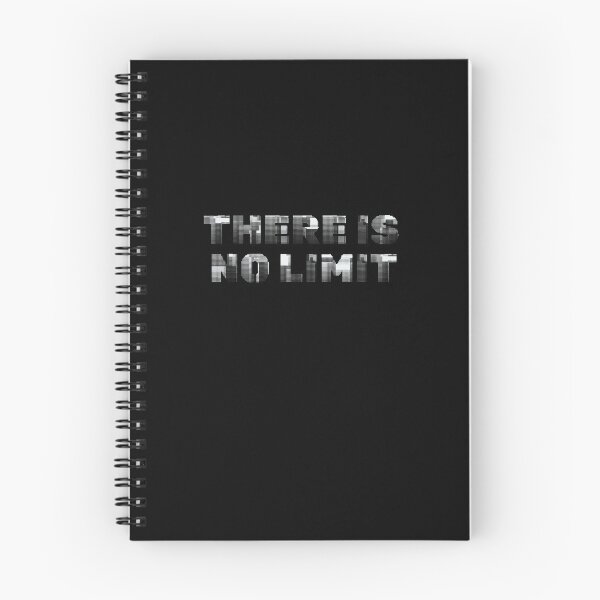 Item preview, There Is No Limit Motivational Typography Design designed and sold by Mr besho.