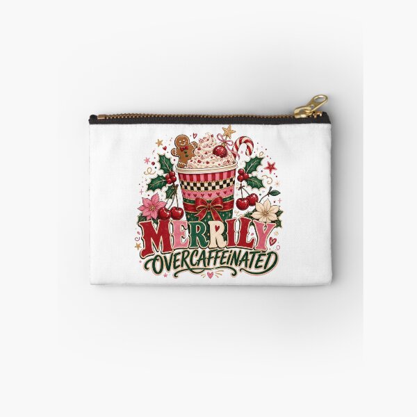 Item preview, Merrily Overcaffeinated Christmas Coffee designed and sold by JoyfullyOffbeat.