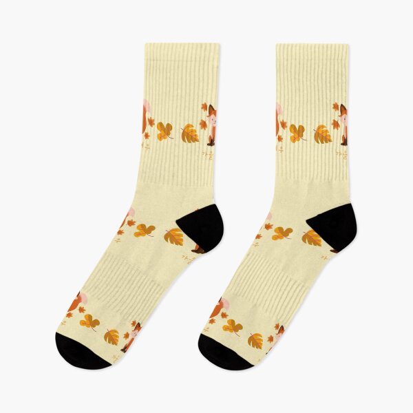 Item preview, Fall Fox Among Autumn Leaves Korean designed and sold by DJCartoonDesigns.
