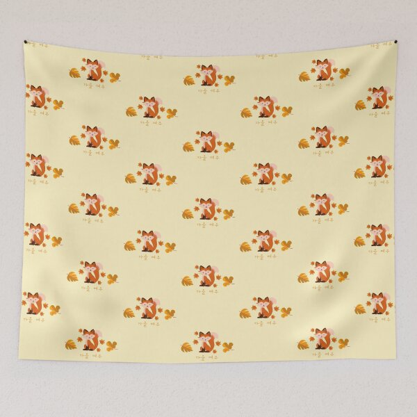 Item preview, Fall Fox Among Autumn Leaves Korean designed and sold by DJCartoonDesigns.