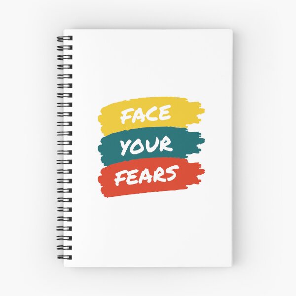 Item preview, Face Your Fears Colorful Brush Stroke Quote designed and sold by Mr besho.