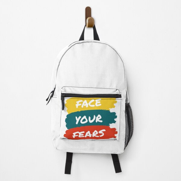 Item preview, Face Your Fears Colorful Brush Stroke Quote designed and sold by Mr besho.