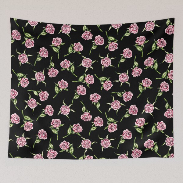 Item preview, pink roses pattern designed and sold by cutecrazytshirt.