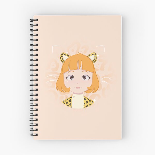 Item preview, Cute Leopard Cat Girl Josie | Pastel Kawaii Animal Character Illustration designed and sold by Hille Stickers.