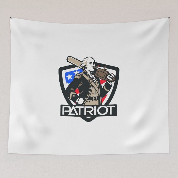 Item preview, George Washington Chainsaw Cigar Patriot Graphic designed and sold by Heaton-B-Design.
