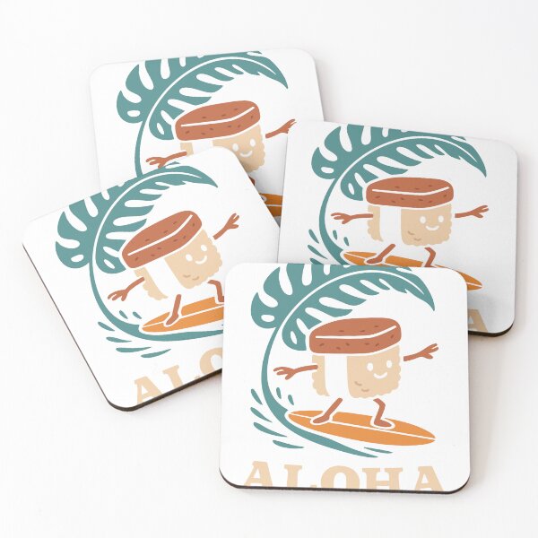 Item preview, Musubi Aloha Surfing Hawaii designed and sold by Huhnerdieb Apparel.