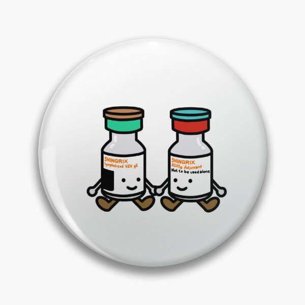 Item preview, Shinji & Grace the Shingles Vaccine designed and sold by katelier.