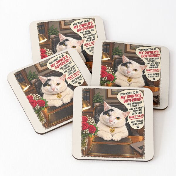 Item preview, Mish’s Boyfriend Interview – Funny Cat Office Humor designed and sold by ByJeffro.
