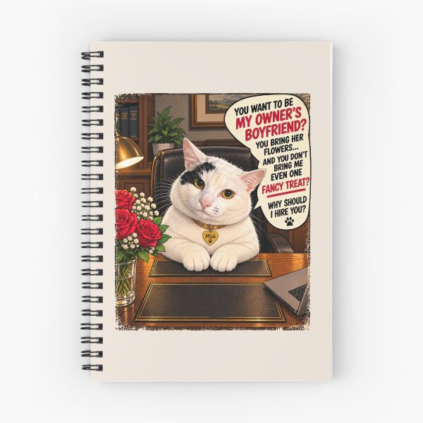 Item preview, Mish’s Boyfriend Interview – Funny Cat Office Humor designed and sold by ByJeffro.