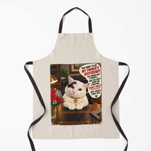 Item preview, Mish’s Boyfriend Interview – Funny Cat Office Humor designed and sold by ByJeffro.