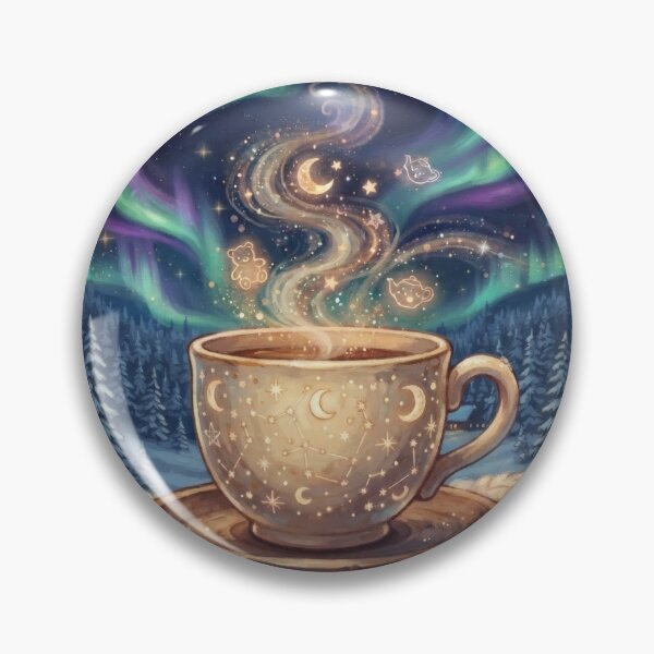 Item preview, Celestial Northern Lights Teacup designed and sold by Azurart2.