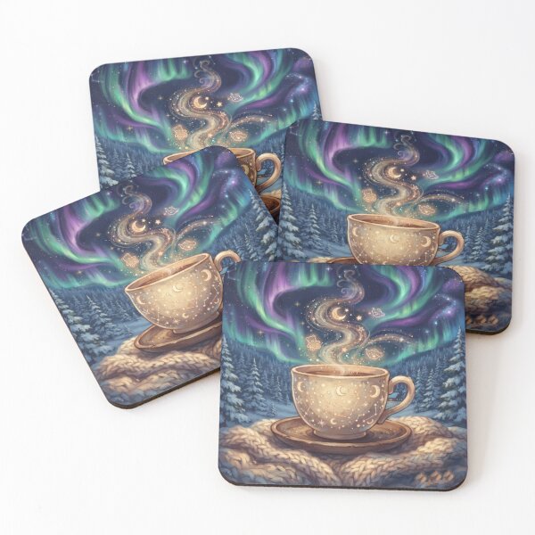 Item preview, Celestial Northern Lights Teacup designed and sold by Azurart2.