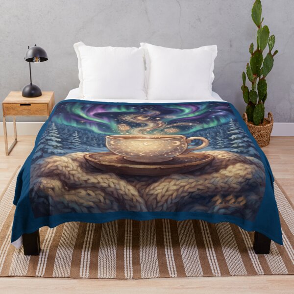 Item preview, Celestial Northern Lights Teacup designed and sold by Azurart2.