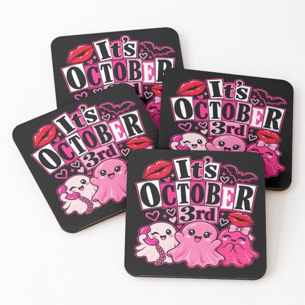 Item preview, It's October 3rd Mean Ghouls Ghost Funny Halloween T-Shirt designed and sold by Trendably.